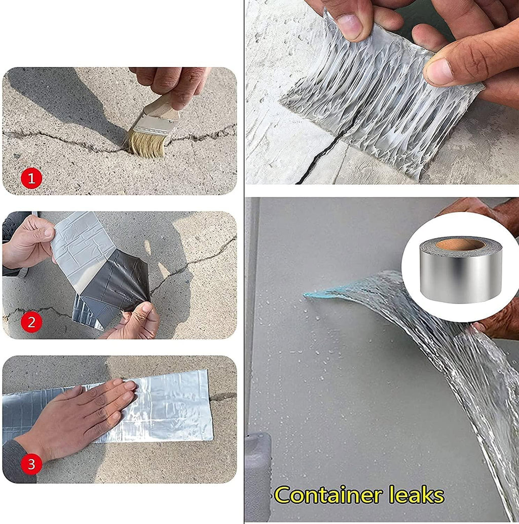 Leakage Repair Waterproof Tape For Pipe Leakage Roof Water Tape Leakage Solution Aluminium Foil Tape